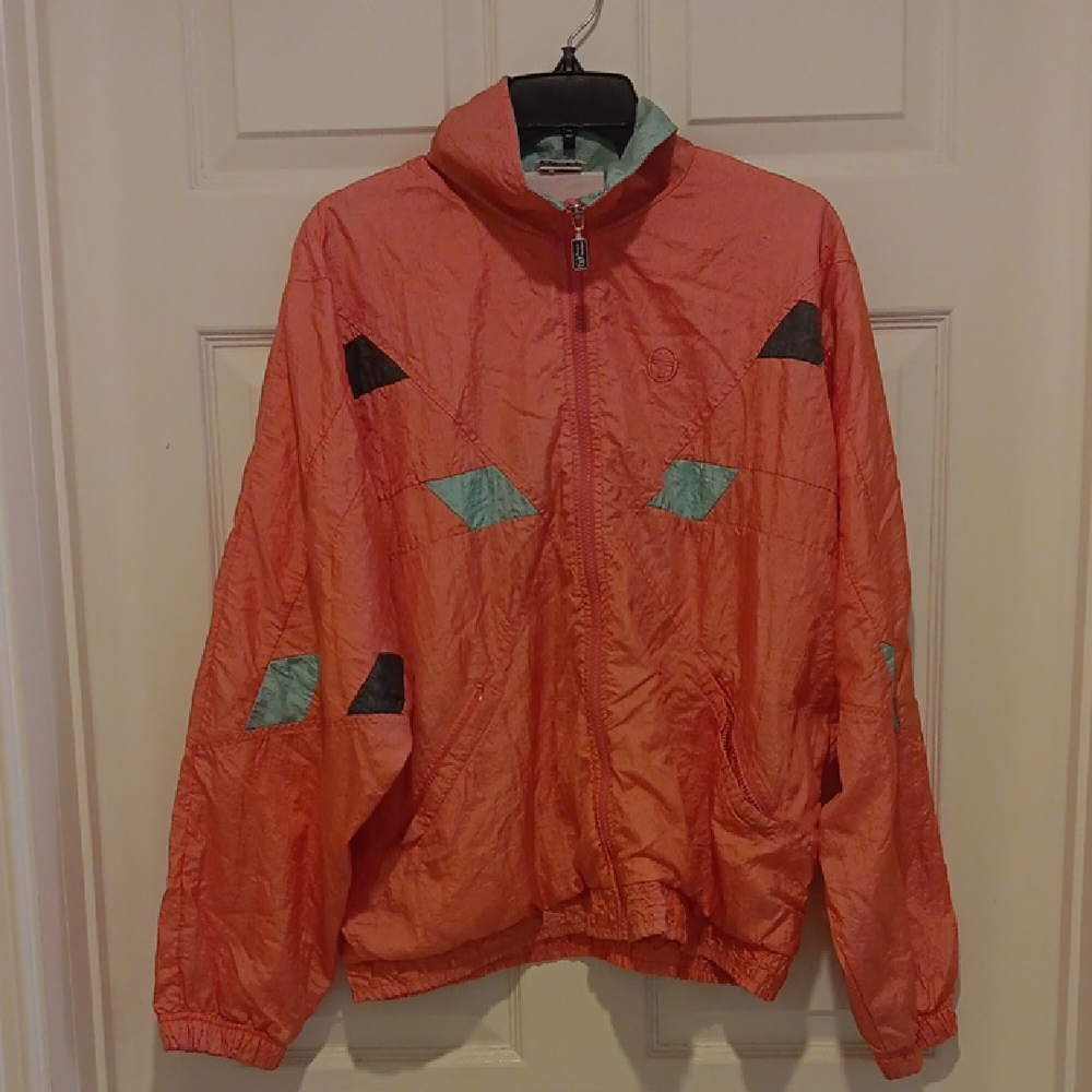 Sergio Tacchini Mint and White Jacket